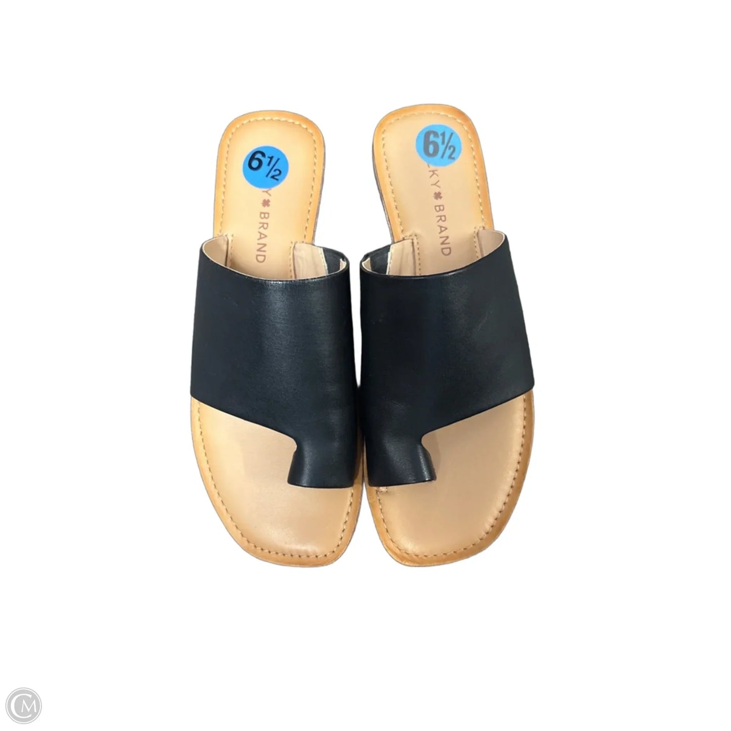 Sandals Flats By Lucky Brand In Black, Size: 6.5