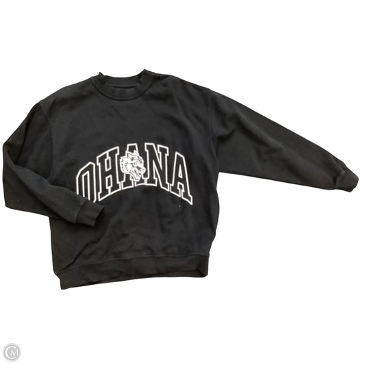 Sweatshirt Crewneck By Cmb In Black, Size: L