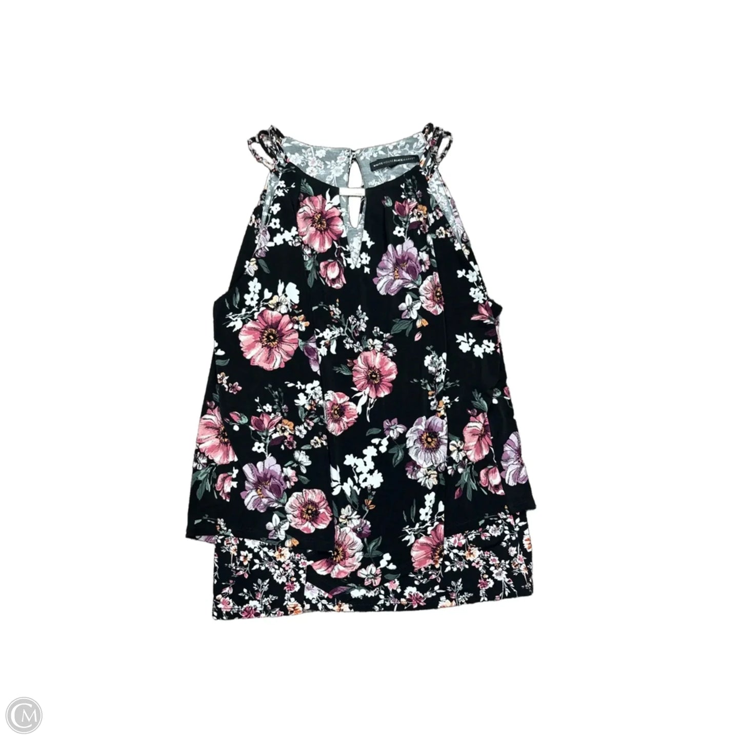 Blouse Sleeveless By White House Black Market In Black, Size: L