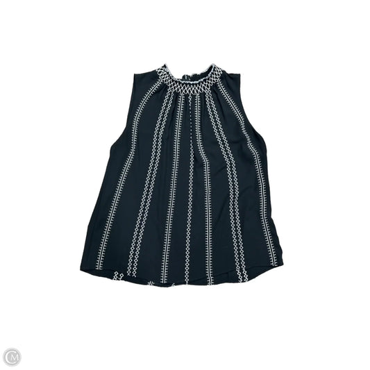 Blouse Sleeveless By White House Black Market In Black & White, Size: 12