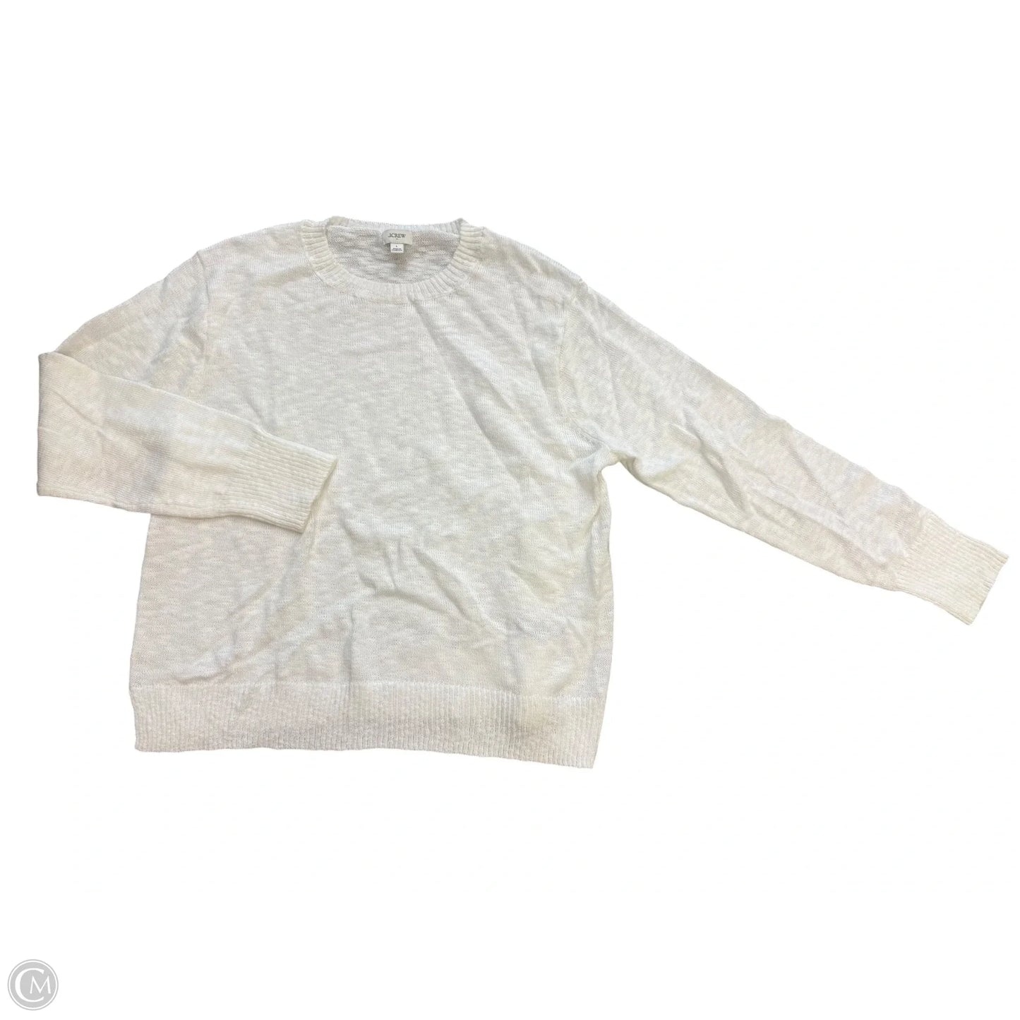 Sweater By J. Crew In White, Size: L
