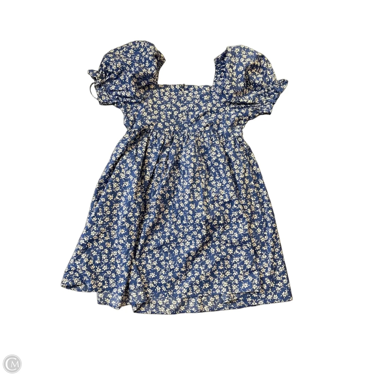 Dress Casual Short By Easel In Blue & White, Size: M