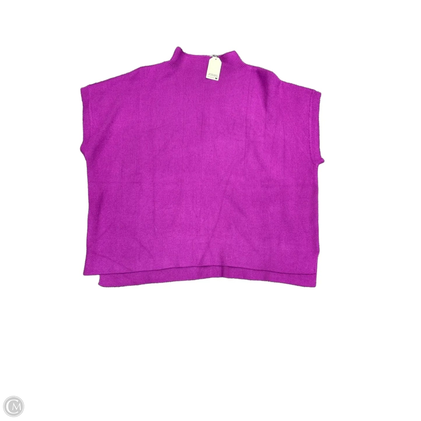 Sweater Short Sleeve By Jodifl In Purple, Size: L