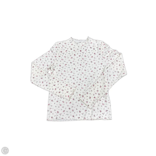 Top Long Sleeve By Wishlist In Cream, Size: M
