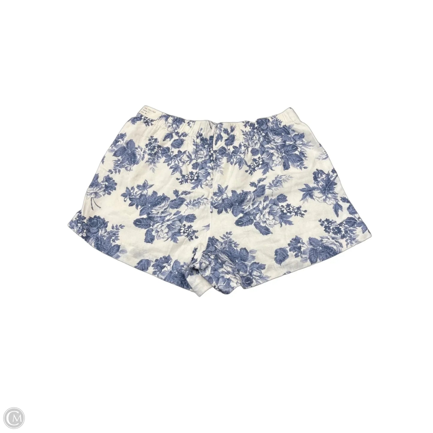 Shorts By Abercrombie And Fitch In Blue & White, Size: Xl