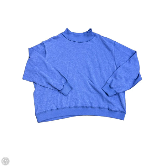 Sweatshirt Collar By Bucketlist In Blue, Size: Xl