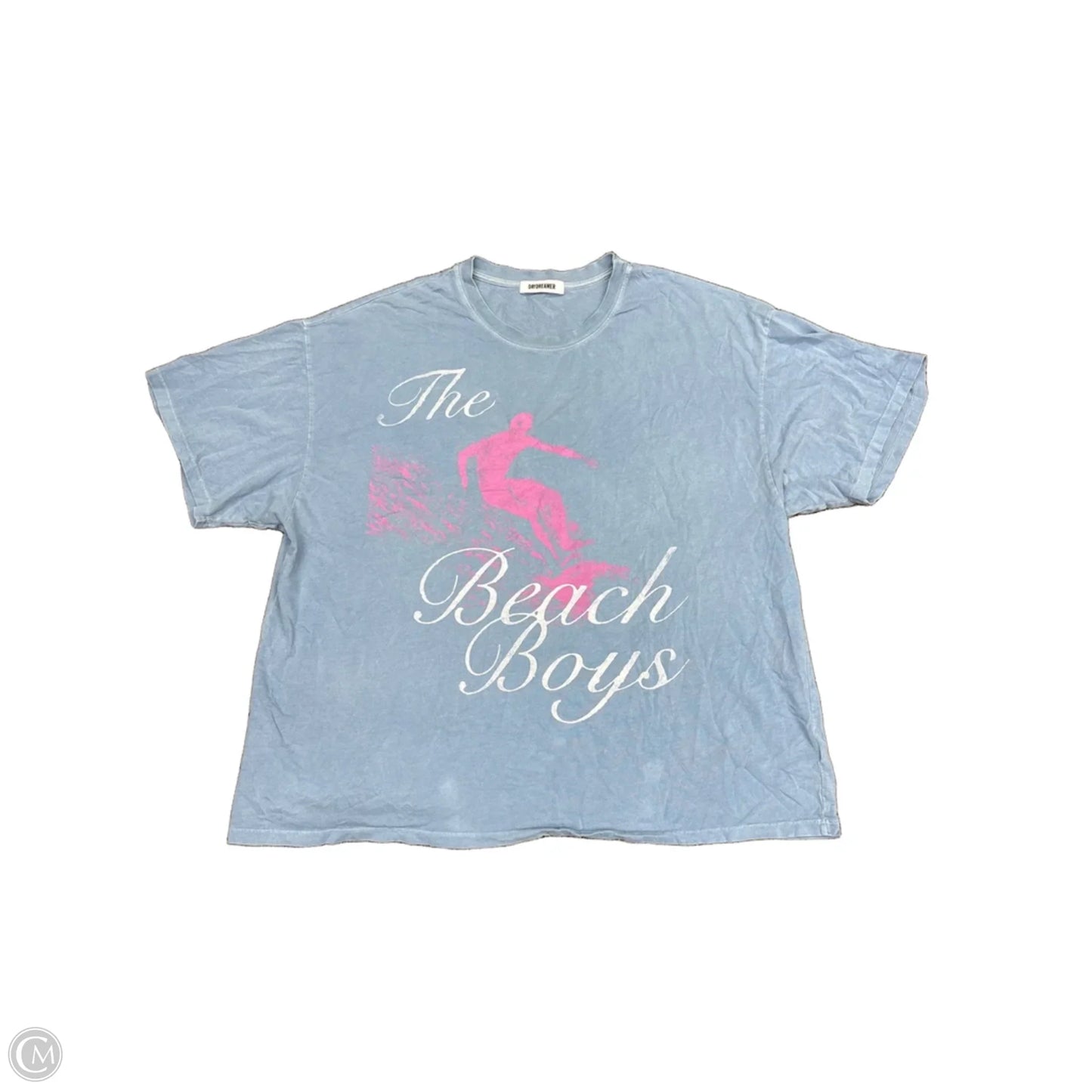 Top Short Sleeve Basic By Daydreamer In Blue, Size: Xl