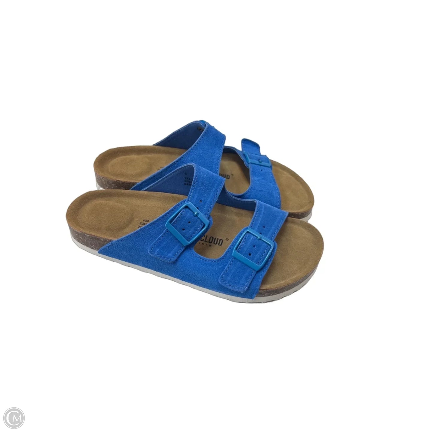 Sandals Flats By Cmc In Blue, Size: 8