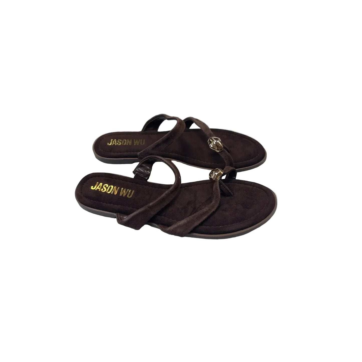 Sandals Designer By Jason Wu In Brown, Size: 9