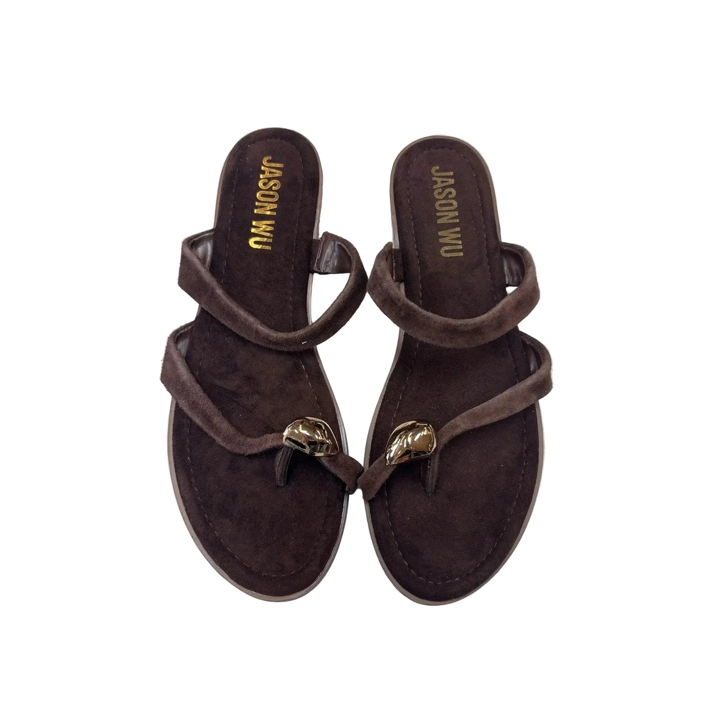 Sandals Designer By Jason Wu In Brown, Size: 9