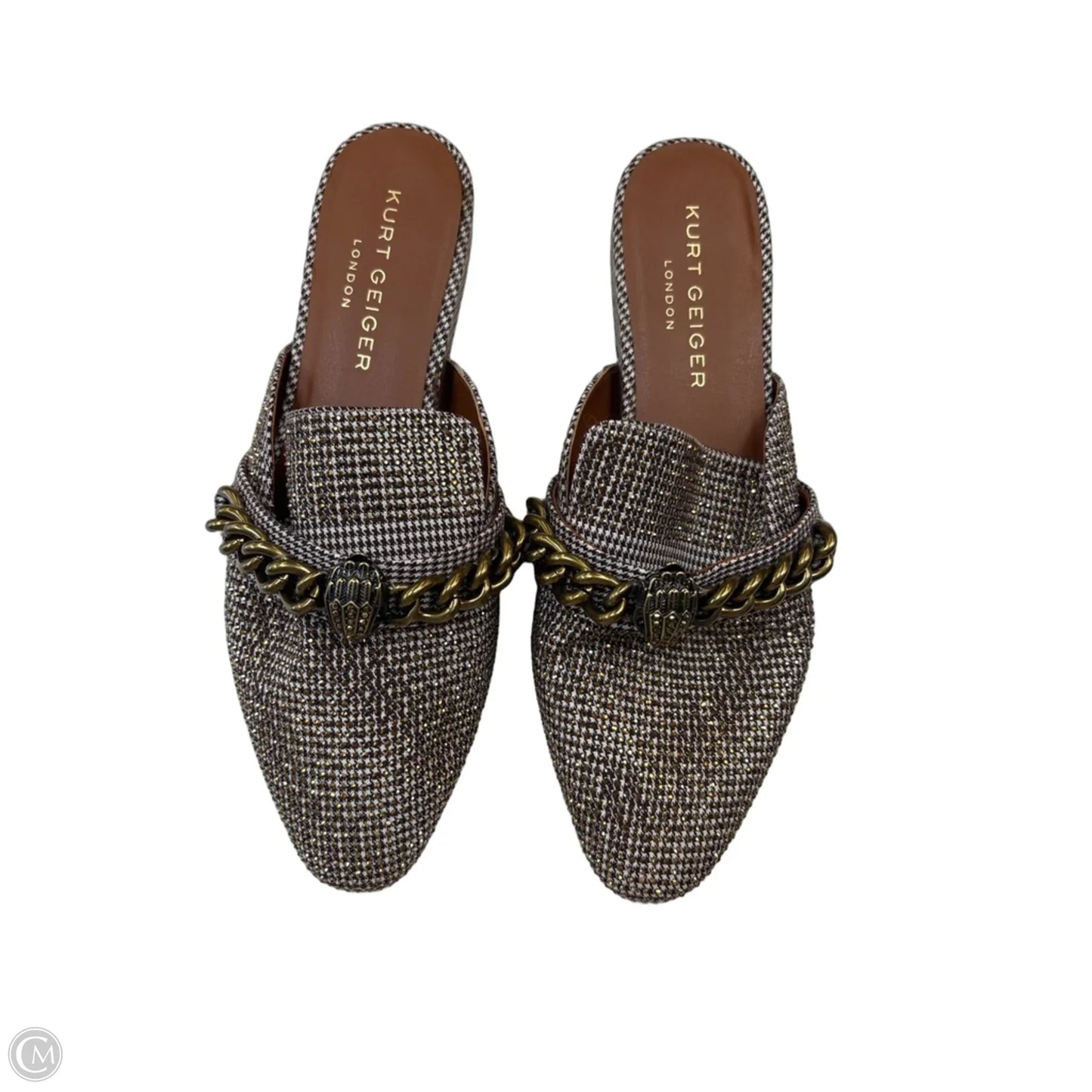 Shoes Flats By Kurt Geiger London In Gold, Size: 8.5
