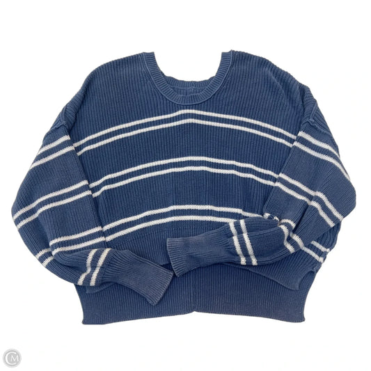 Sweater By Aerie In Blue & White, Size: S