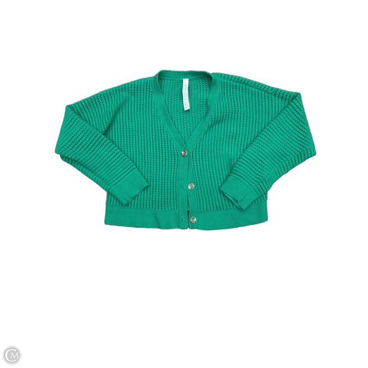 Sweater Cardigan By Lululemon In Green, Size: Xl