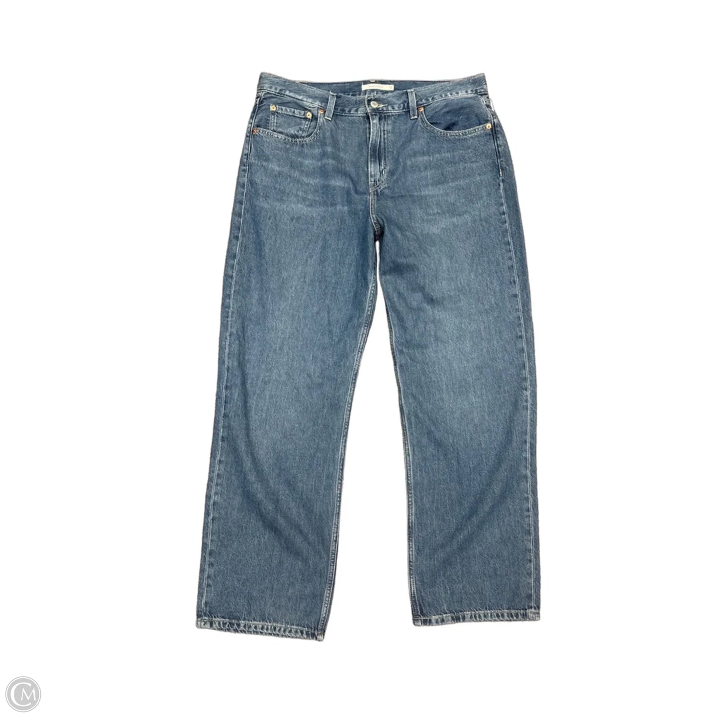 Jeans Straight By Levis In Blue Denim, Size: 0