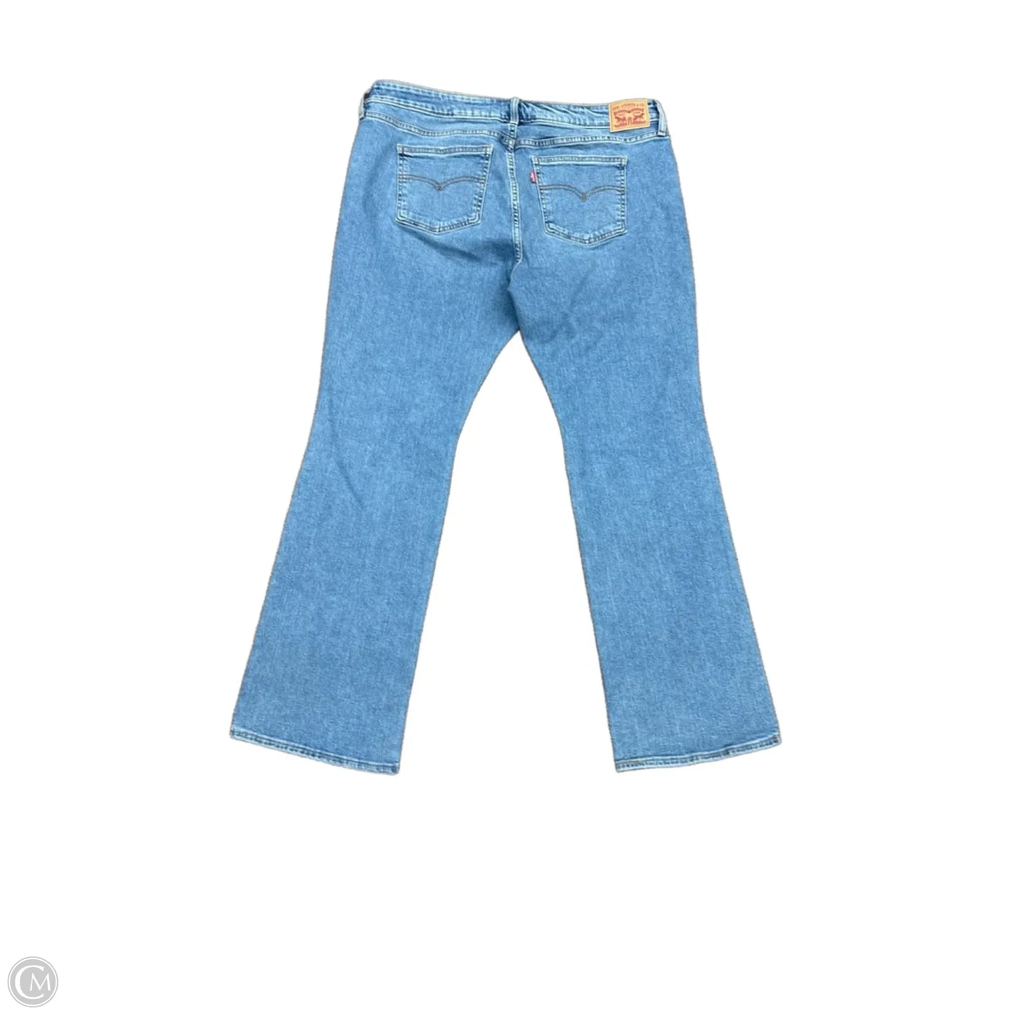 Jeans Straight By Levis In Blue Denim, Size: 0