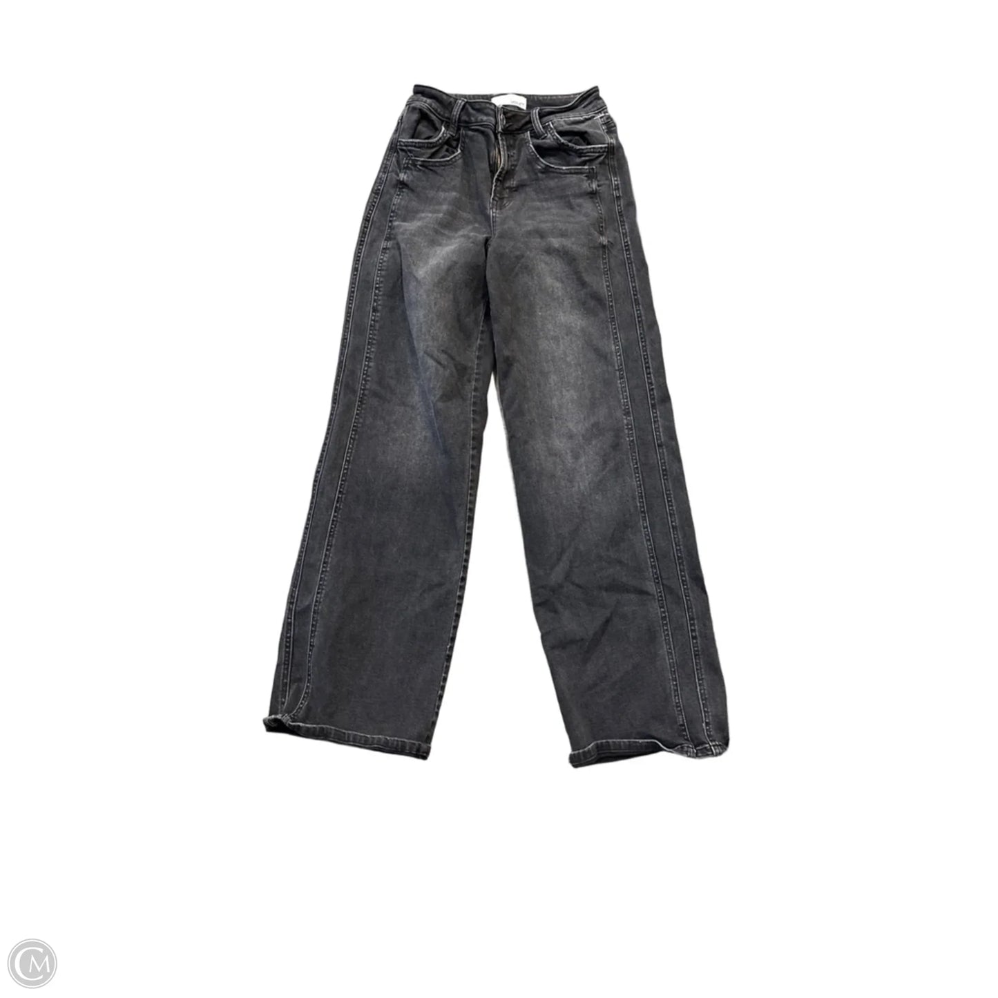 Jeans Boot Cut By Vervet In Black Denim, Size: 4