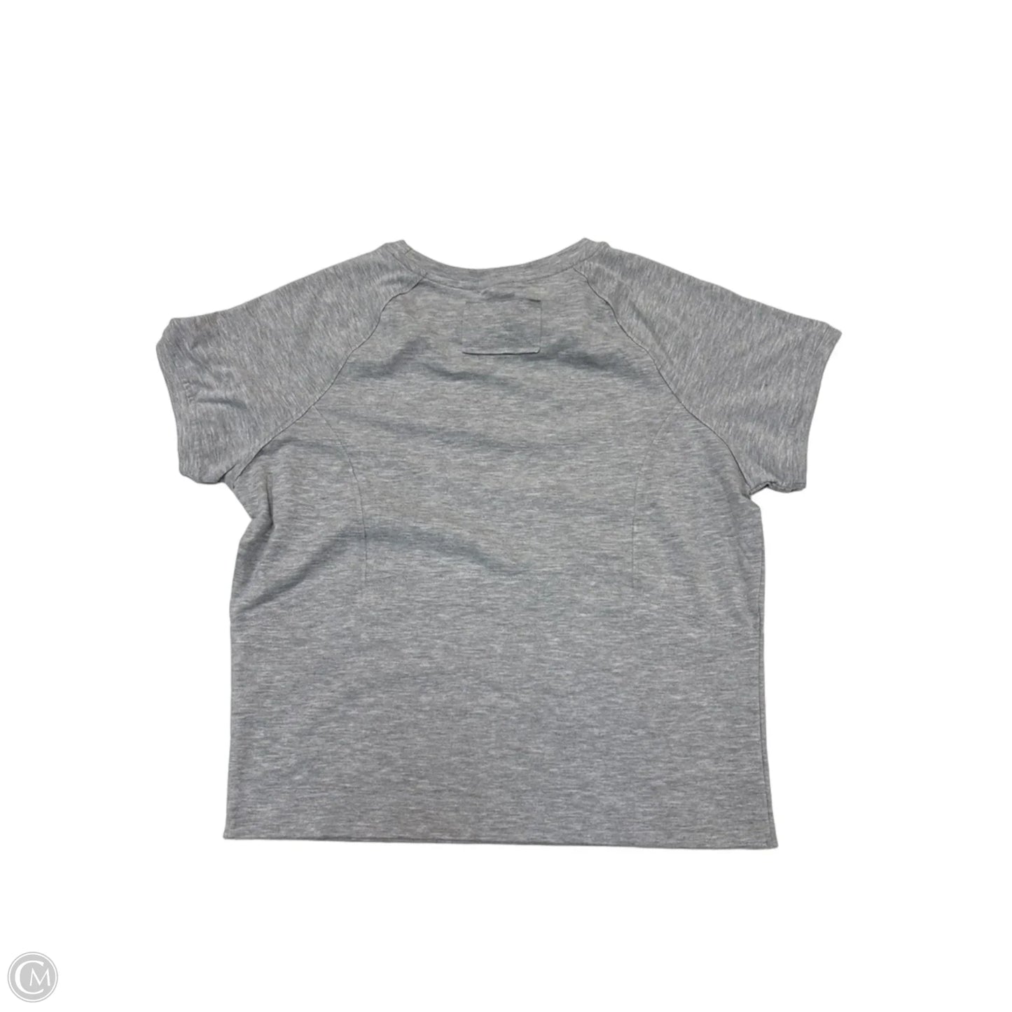 Top Short Sleeve Basic By Clothes Mentor In Grey, Size: M