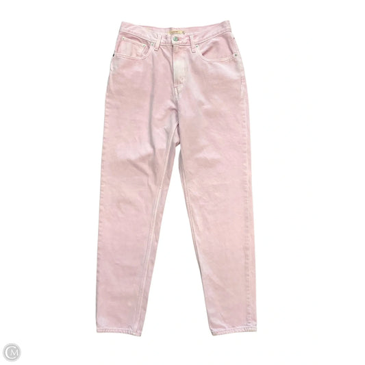Jeans Straight By Levis In Pink Denim, Size: 10(30)