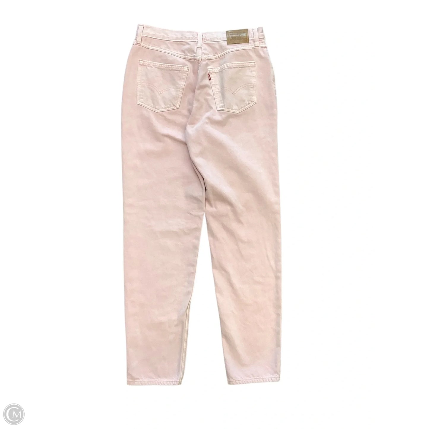 Jeans Straight By Levis In Pink Denim, Size: 10(30)