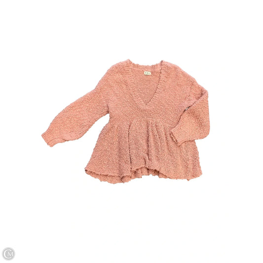 Sweater By Pol In Peach, Size: S