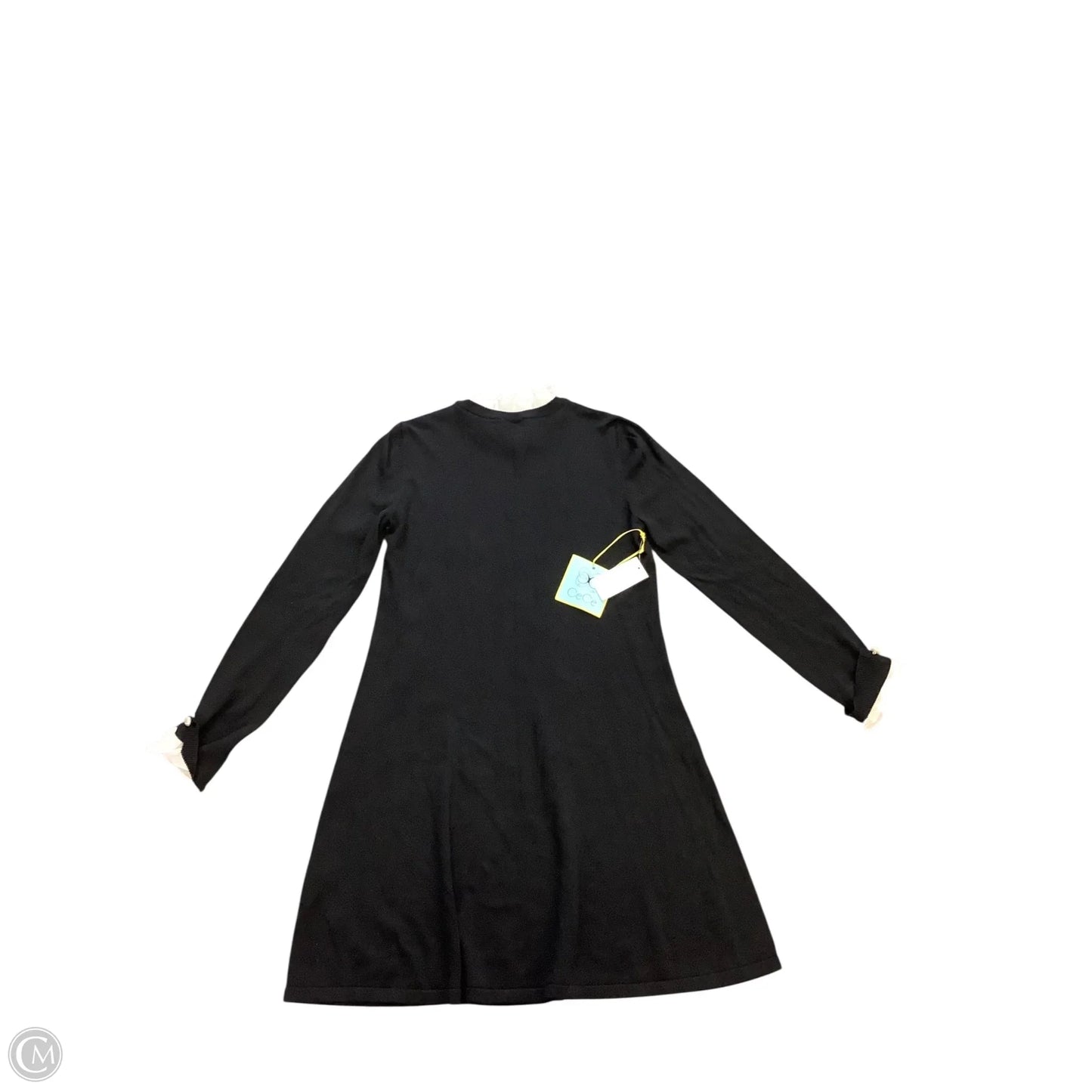 Dress Casual Midi By Cece In Black & White, Size: M