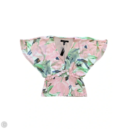 Blouse Short Sleeve By White House Black Market In Pink, Size: 0