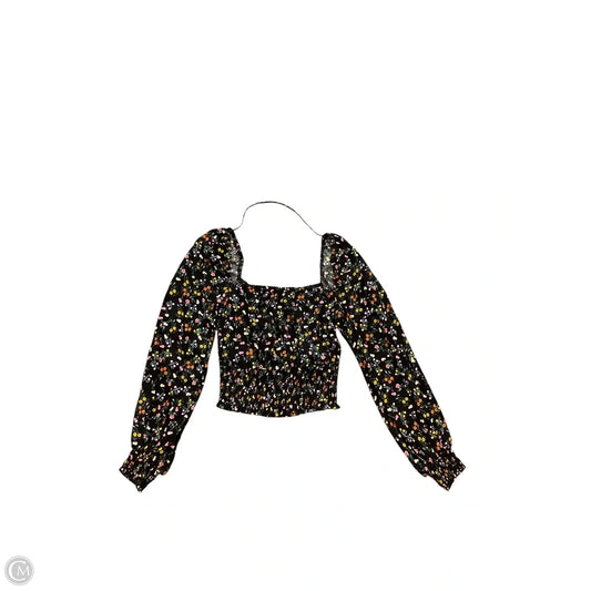 Blouse Long Sleeve By Afrm In Black, Size: S