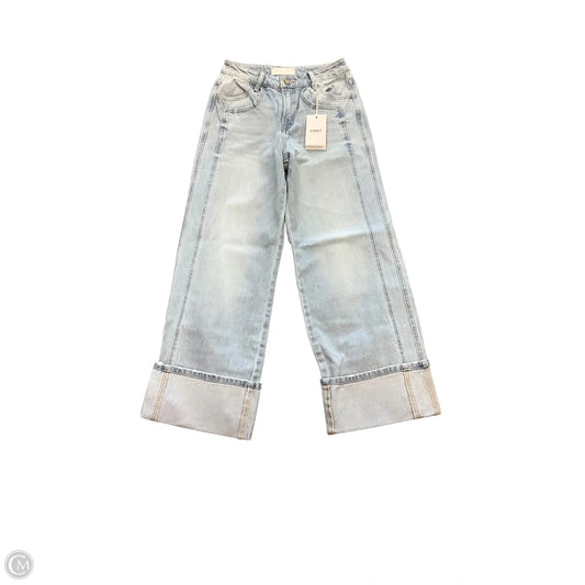 Jeans Wide Leg By Vervet In Blue Denim, Size: 0