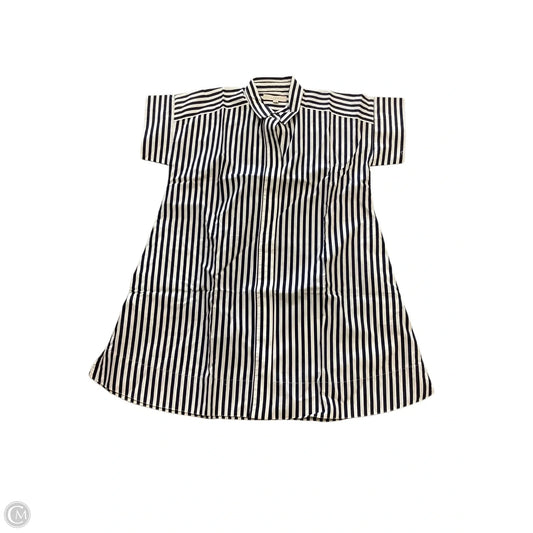 Dress Casual Midi By Loft In Blue & White, Size: S