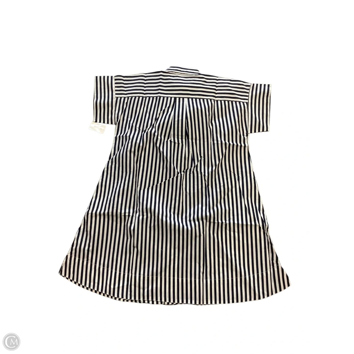 Dress Casual Midi By Loft In Blue & White, Size: S