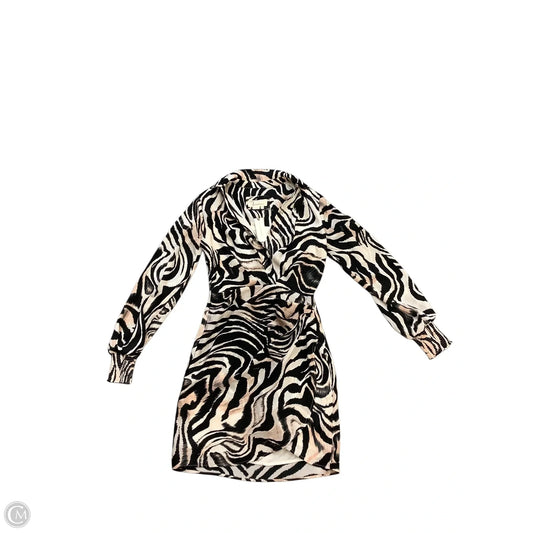 Dress Party Short By Anthropologie In Zebra Print, Size: 0