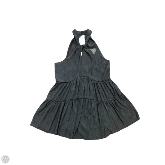 Blouse Sleeveless By Anthropologie In Navy, Size: Xs