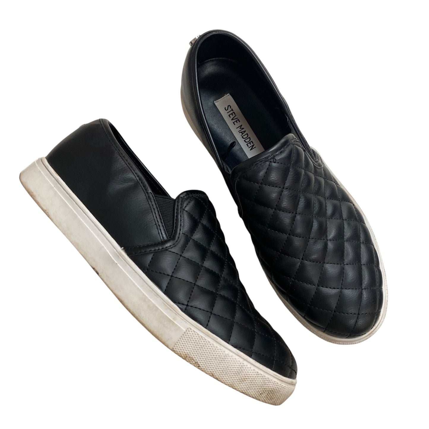 Shoes Flats By Steve Madden In Black, Size:9