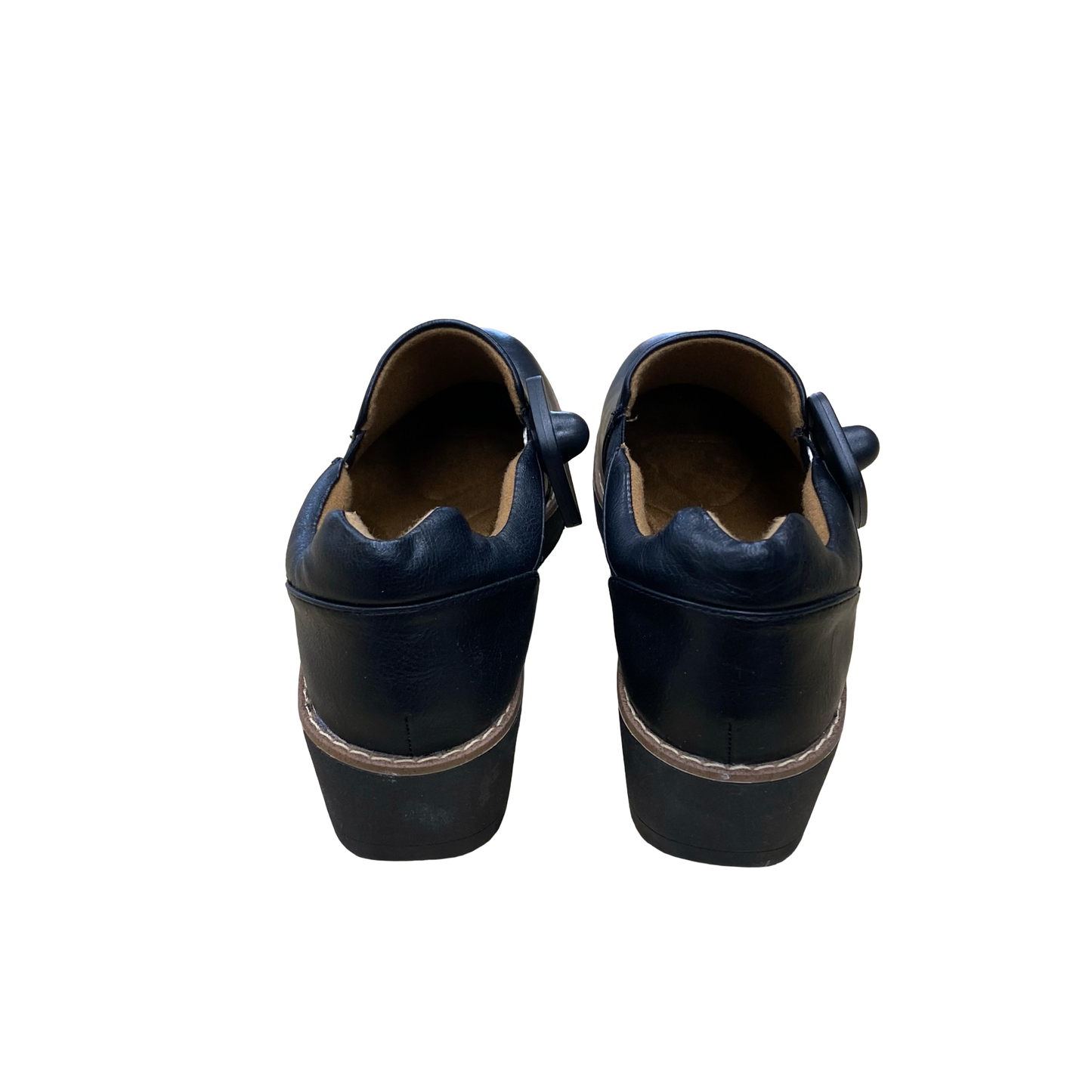 Shoes Heels Platform By Sofft In Black, Size:9.5