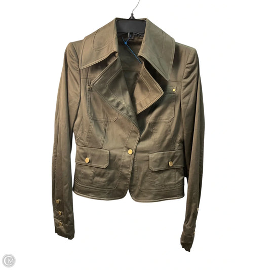 Jacket Luxury Designer By Gucci In Green, Size: S