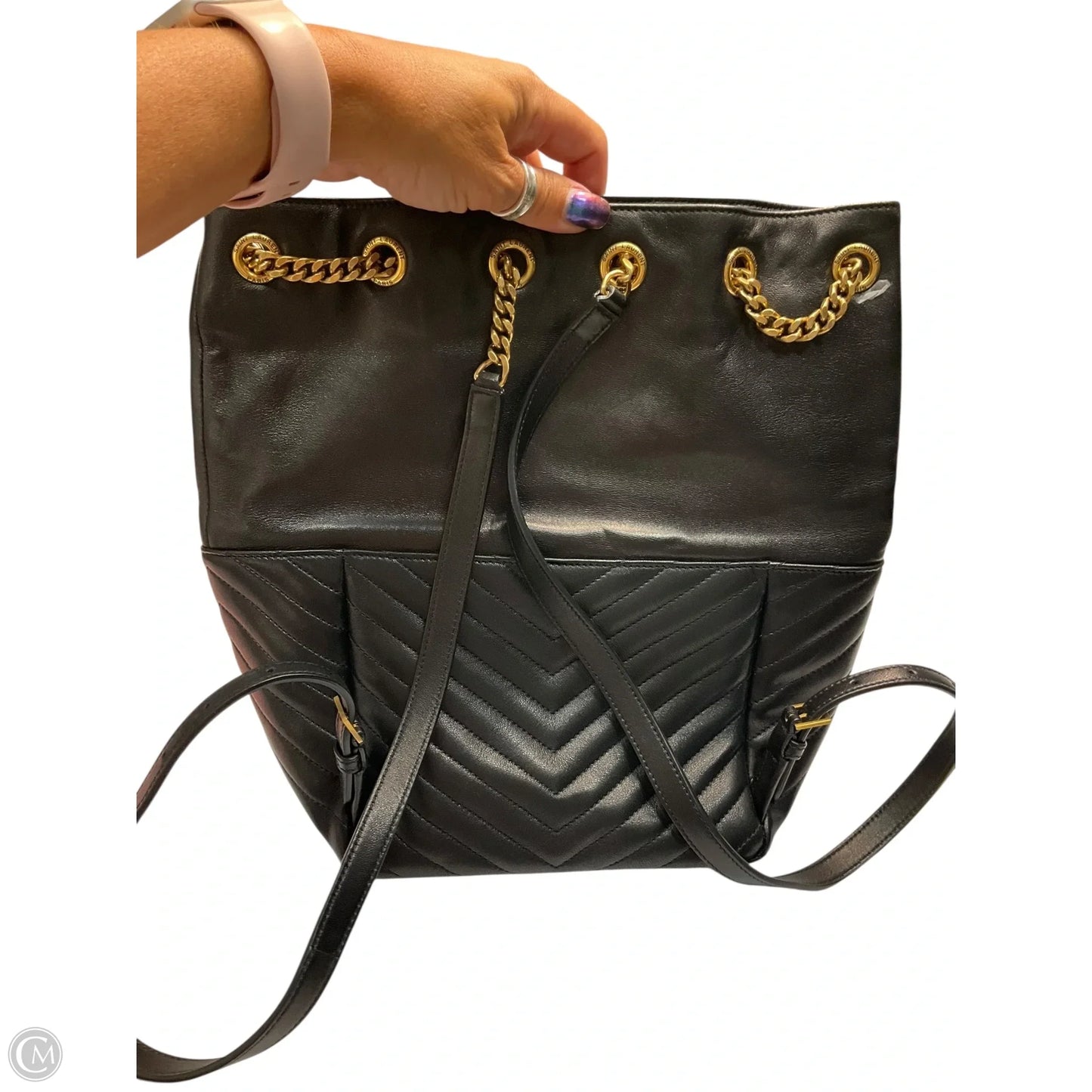 Backpack Luxury Designer By Yves Saint Laurent, Size: Medium