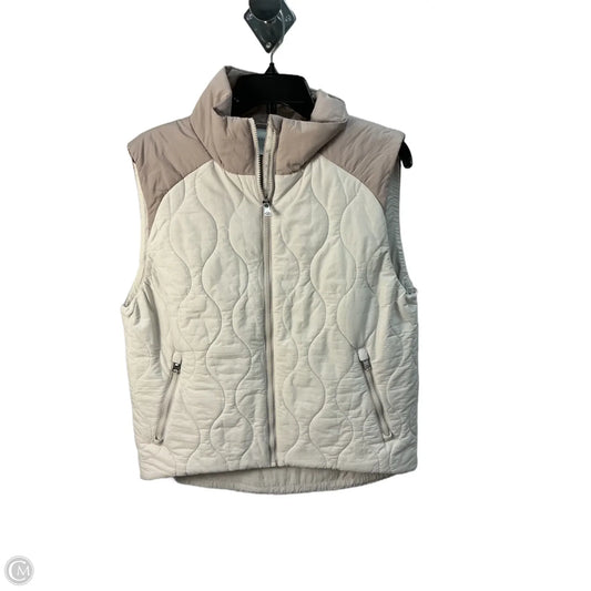 Vest Puffer & Quilted By Varley In Cream, Size: M