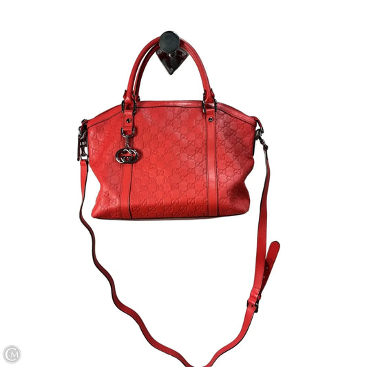 Crossbody Luxury Designer By Gucci, Size: Large