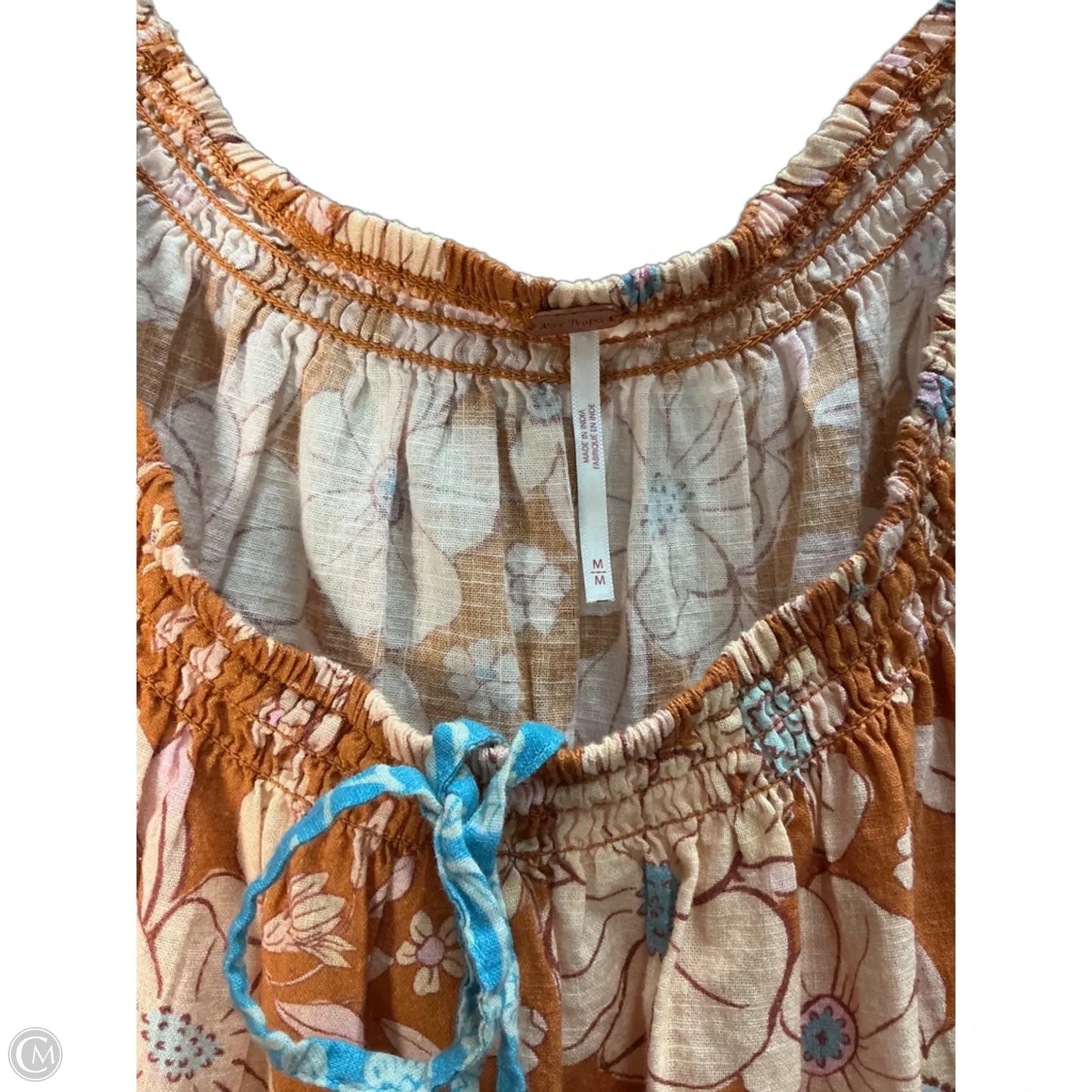Tunic Sleeveless By Free People In Orange, Size: M