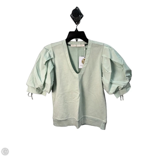 Top Short Sleeve By Marie Oliver In Green, Size: Xs