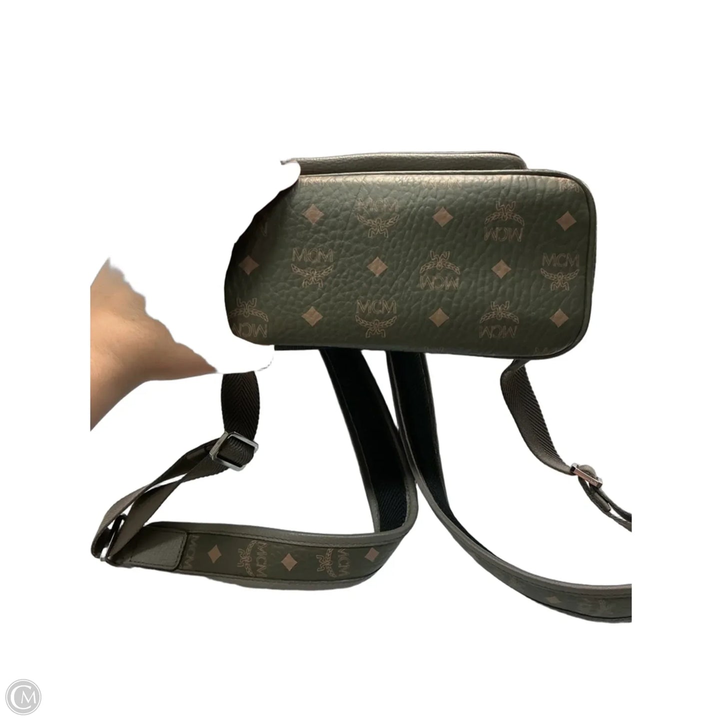 Backpack Luxury Designer By Mcm, Size: Medium