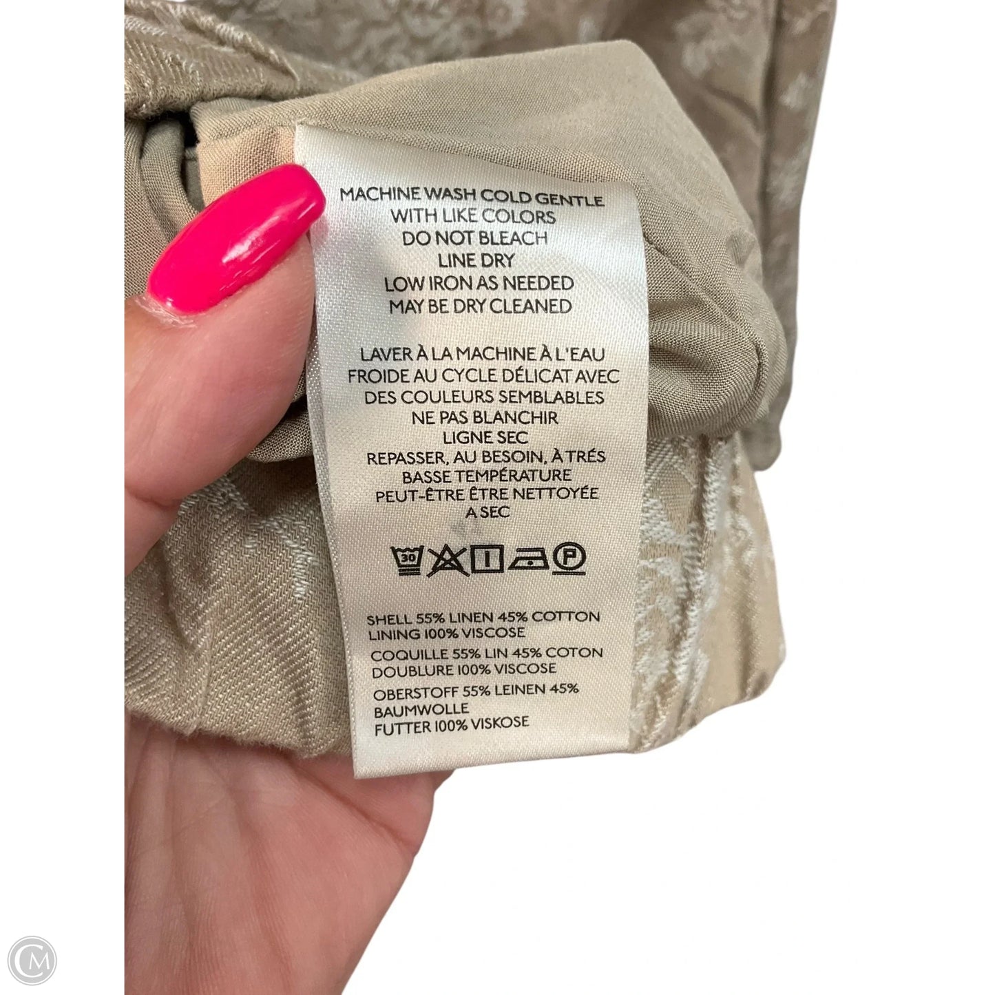 Jacket Other By Anthropologie In Beige, Size: M