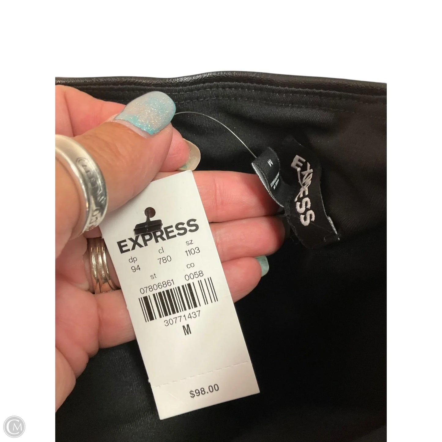 Dress Party Short By Express In Black, Size: M