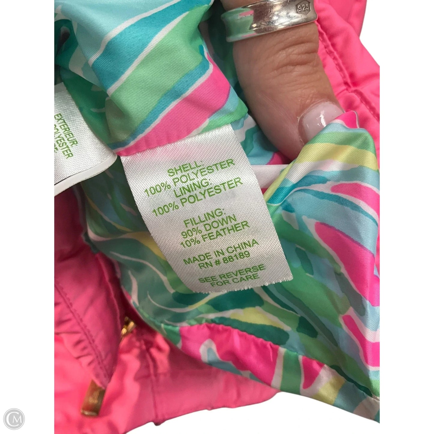 Vest Designer By Lilly Pulitzer In Pink, Size: Xs