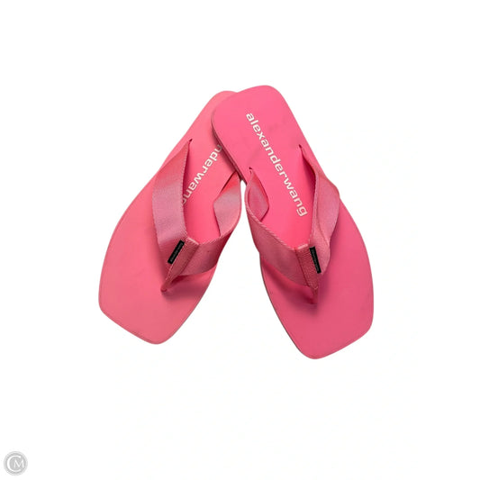 Sandals Luxury Designer By Alexander Wang In Pink, Size: 8