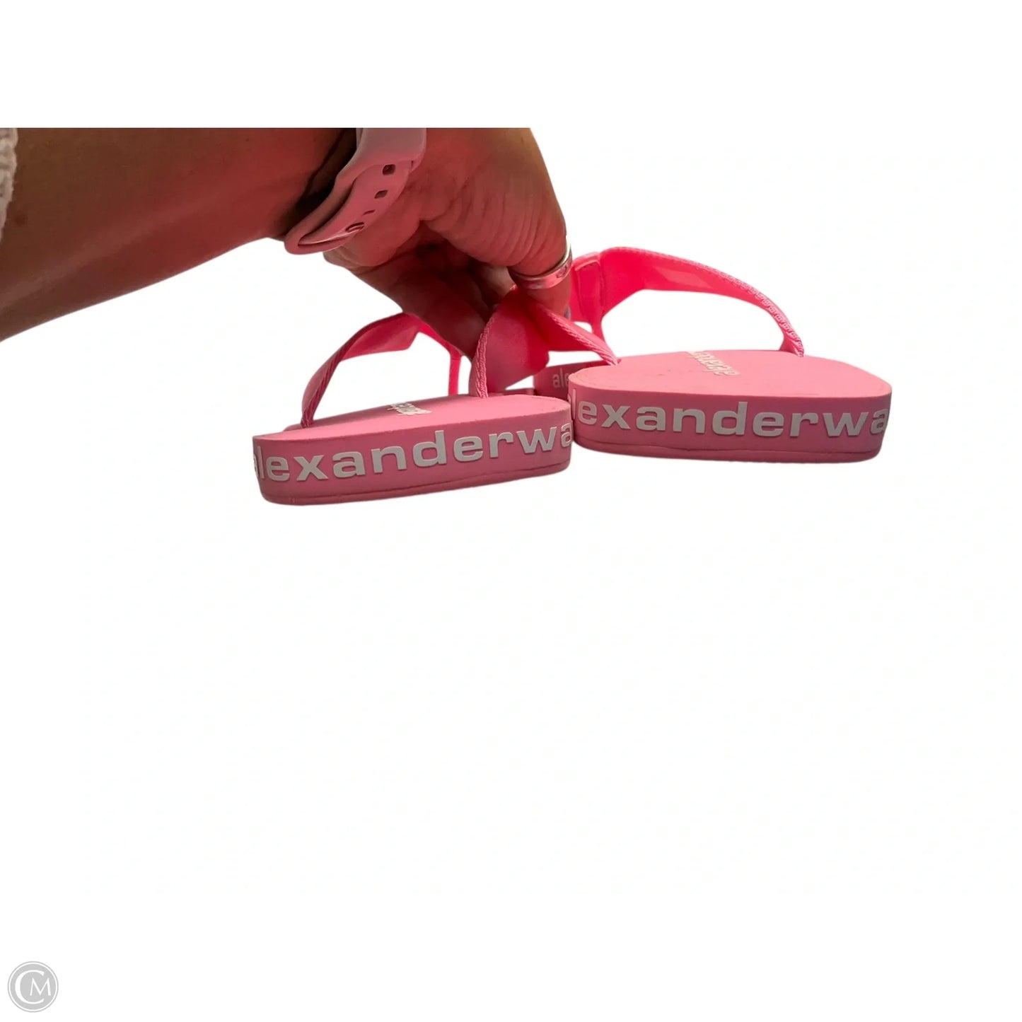 Sandals Luxury Designer By Alexander Wang In Pink, Size: 8