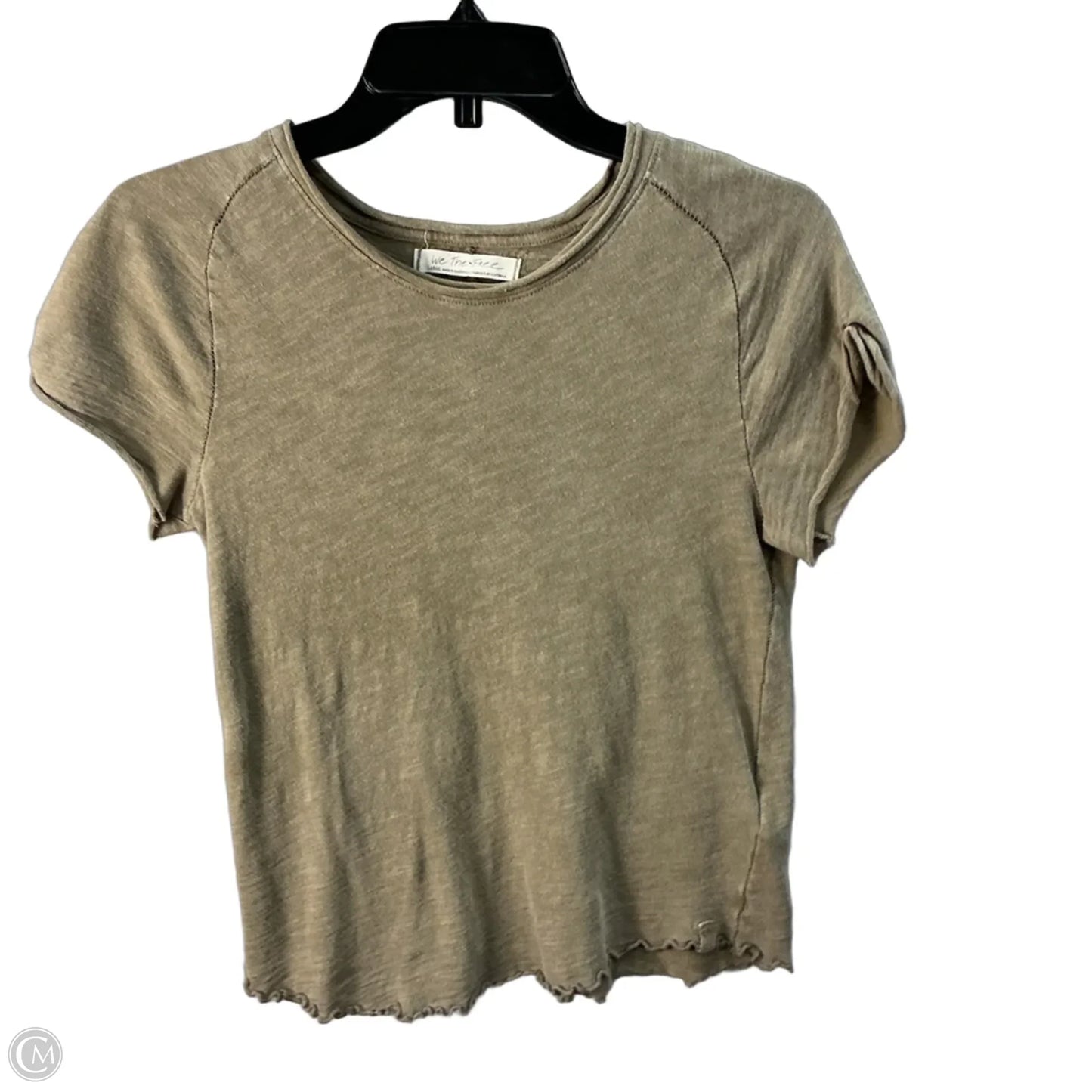 Top Short Sleeve Basic By We The Free In Beige, Size: M