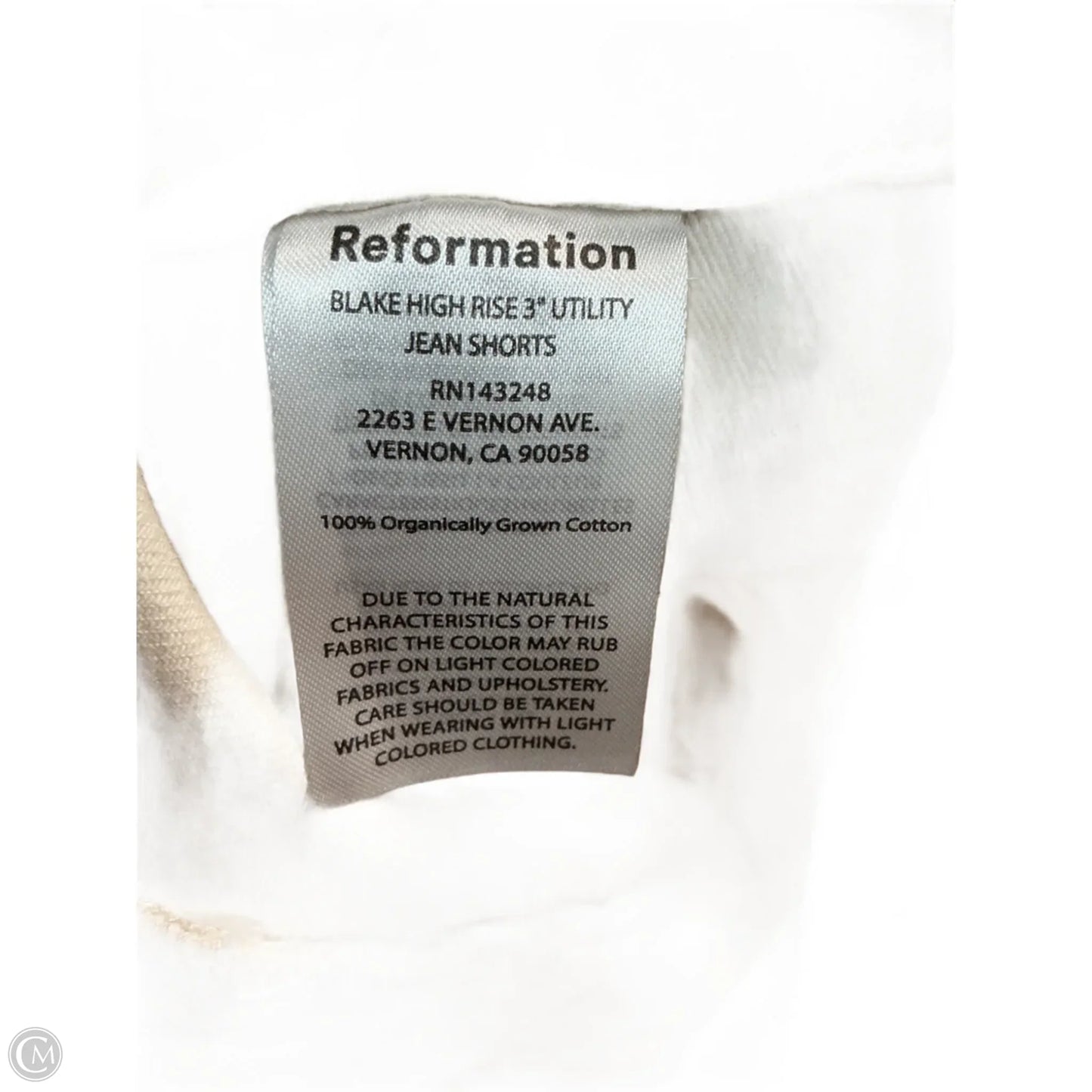 Shorts By Reformation In Cream, Size: 2