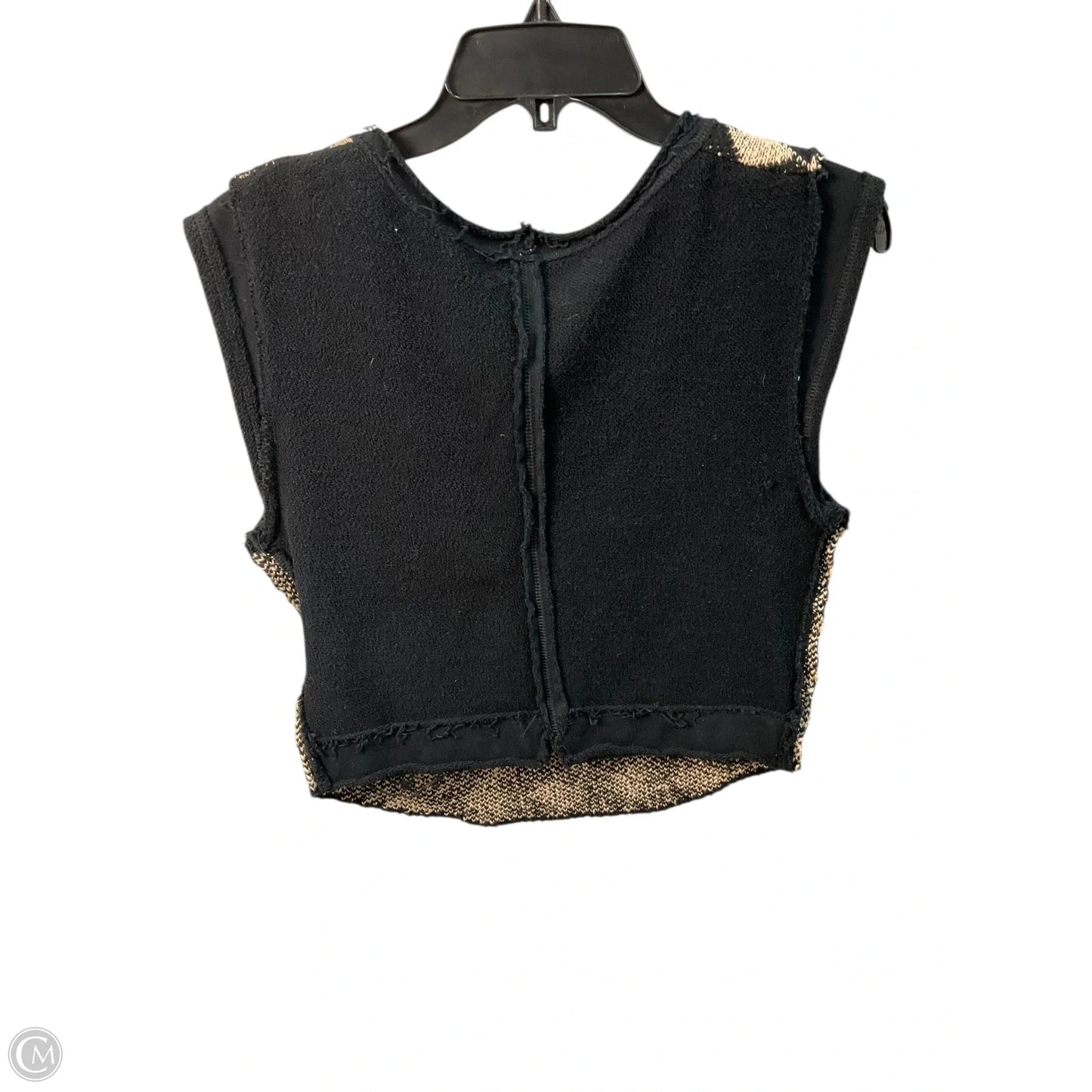 Sweater By Free People In Black & Cream, Size: Xs