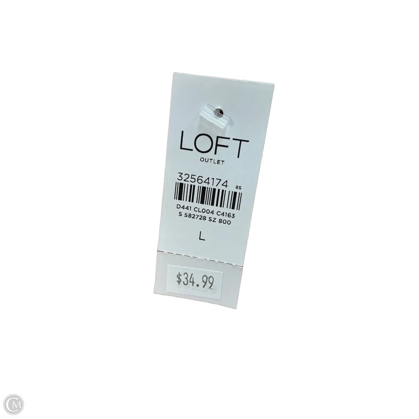Jacket Denim By Loft In Orange, Size: L